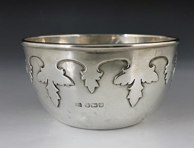 Lot 93 - A George V revivalist silver bowl, Walker and...