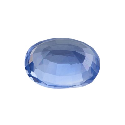 Lot 52 - Two oval-shape sapphires