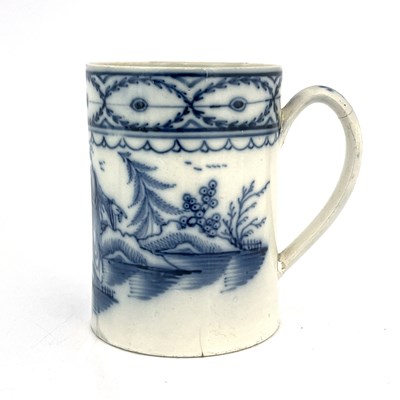 Lot 960 - An English pearlware tankard, circa 1770,...