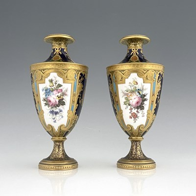 Lot 949 - Desire Leroy for Royal Crown Derby, a pair of...