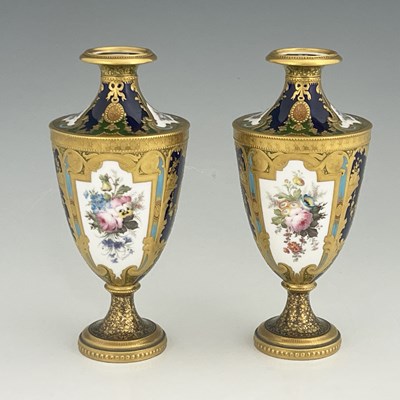 Lot 949 - Desire Leroy for Royal Crown Derby, a pair of...
