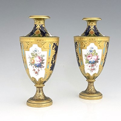 Lot 949 - Desire Leroy for Royal Crown Derby, a pair of...