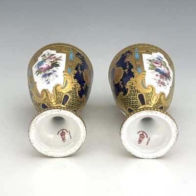 Lot 949 - Desire Leroy for Royal Crown Derby, a pair of...