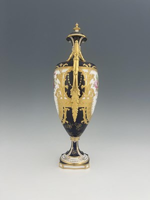 Lot 946 - Albert Gregory for Royal Crown Derby, a twin...