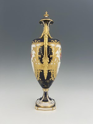 Lot 946 - Albert Gregory for Royal Crown Derby, a twin...