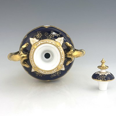 Lot 946 - Albert Gregory for Royal Crown Derby, a twin...
