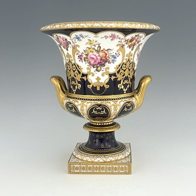 Lot 700 - W Mosley for Royal Crown Derby, a floral...