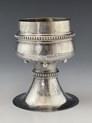 Lot 89 - An Arts and Crafts silver chalice, James...