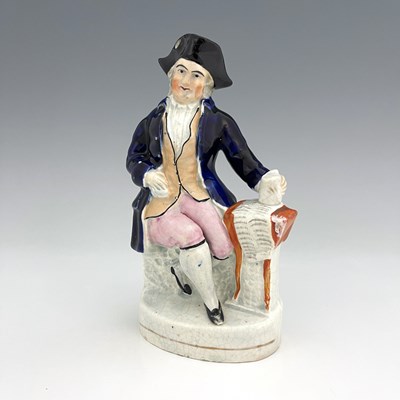 Lot 1050 - A Staffordshire figure, circa 1850, modelled...