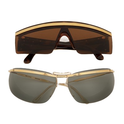 Lot 407 - Two pairs of vintage sunglasses