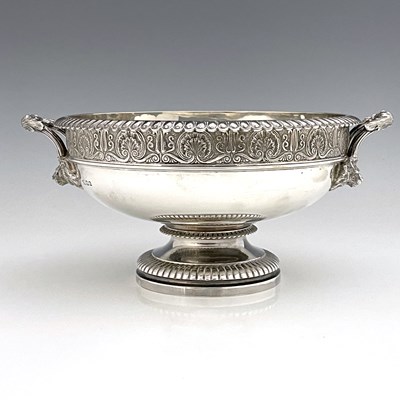 Lot 479 - An Elizabeth II silver two-handled pedestal...