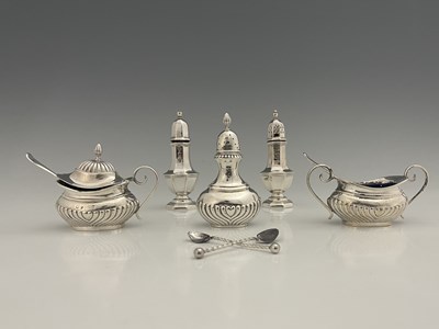 Lot 484 - A group of hallmarked silver to include, a...