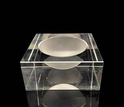 Lot 776 - Rosenthal, a Studio Line Blockglas glass bowl,...