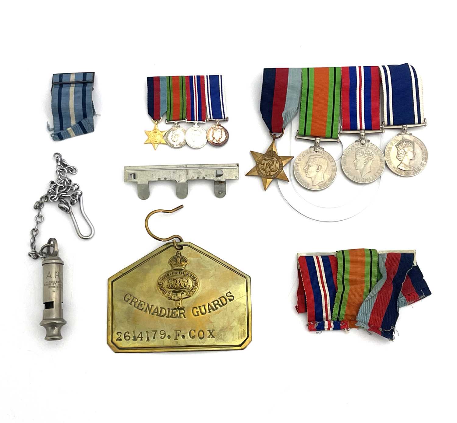 Lot 333 - Second World War Medal group, awarded to