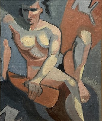 Lot 465 - Marjorie Sherlock (British, 1897-1973), seated...