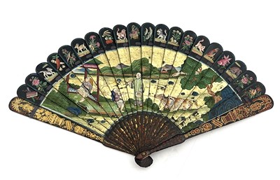 Lot 307 - An early 19th century Chinese export Canton...