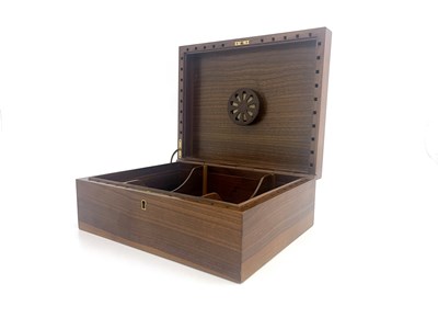 Lot 267 - Alfred Dunhill, a veneered wood humidor,...