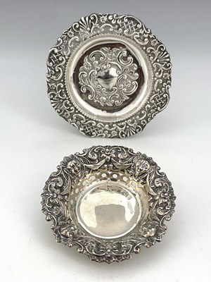 Lot 234 - A late Victorian silver bon bon dish or pin...