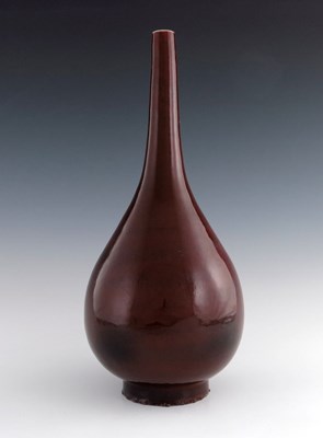 Lot 423 - A 19th century Chinese sang de boeuf glaze...