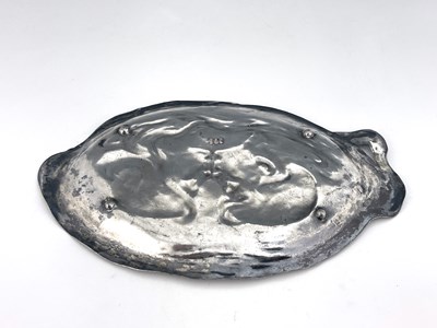 Lot 128 - WMF, a Jugendstil silver plated card tray,...