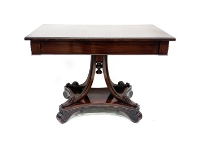 Lot 508 - A Regency mahogany sofa table, circa 1820, egg...