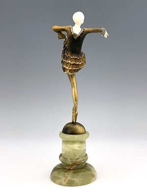 Lot 196 - Josef Lorenzl, an Art Deco gilt bronze and...