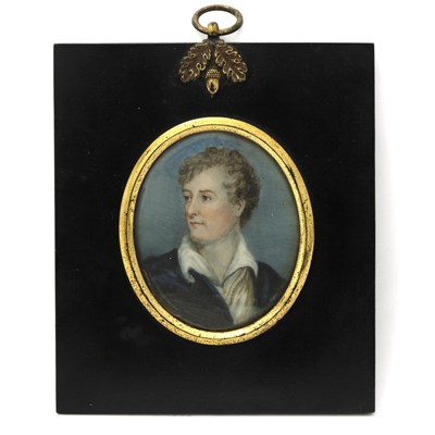 Lot 225 - A portrait miniature circa. 1815, painted to...
