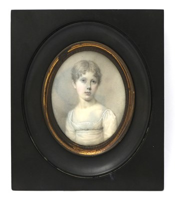 Lot 231 - British School, a portrait miniature of Lady...