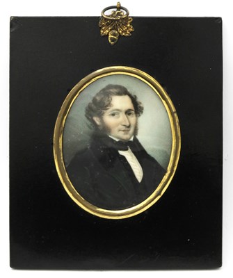 Lot 209 - A portrait miniature painted in circa. 1840 to...