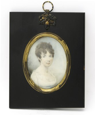 Lot 210 - An early 19th century portrait miniature,...