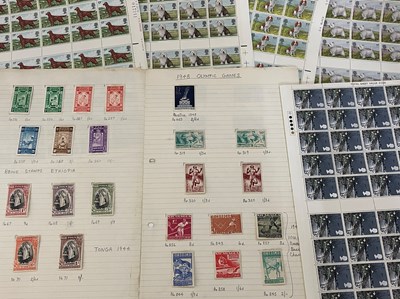Lot 330 - A world stamp collection, including FDC's,...