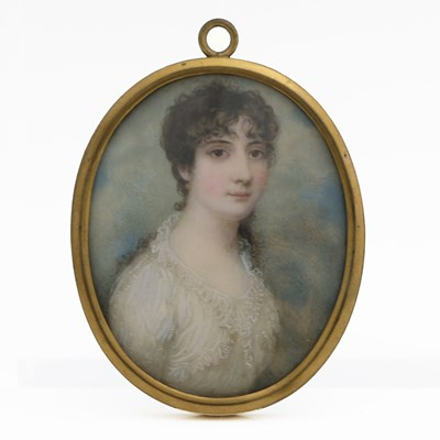 Lot 215 - An early 19th century portrait miniature,...