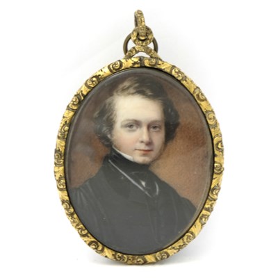 Lot 224 - An early 19th century portrait miniature,...