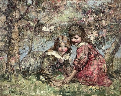 Lot 408 - Edward Atkinson Hornel (Scottish, 1864-1933),...