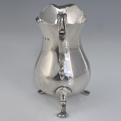 Lot 21 - A Victorian silver cream jug, modelled in the...