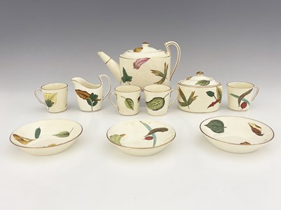 Lot 986 - A Wedgwood Queensware tea set, circa 1870s,...