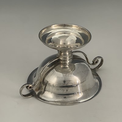 Lot 76 - An Edwardian silver Art Nouveau style pedestal...