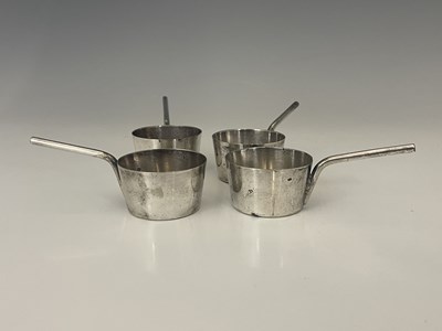 Lot 5 - A set of four twentieth-century silver plated...