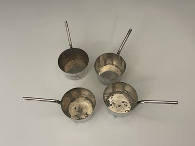 Lot 5 - A set of four twentieth-century silver plated...