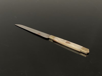 Lot 150 - A nineteenth-century Continental knife, with...