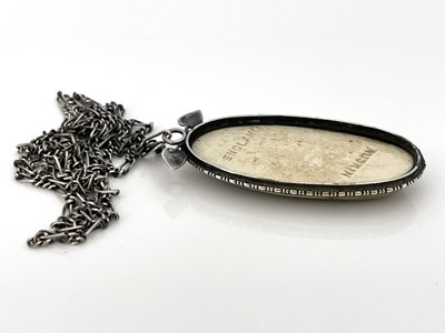 Lot 33 - An Arts and Crafts Ruskin silver mounted...