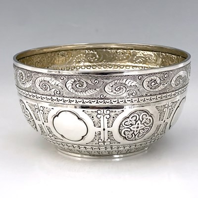 Lot 47 - A Victorian silver Aesthetic style bowl, of...