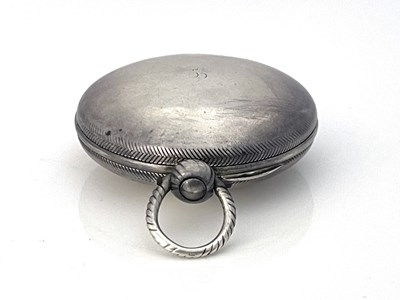 Lot 62 - A George III silver pair cased pocket watch,...