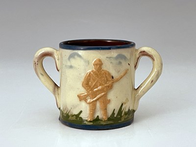 Lot 304 - Aller Vale, Military Interest, an Art Pottery...