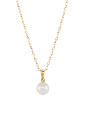 Lot 63 - Mikimoto, an 18ct gold cultured pearl necklace