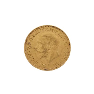 Lot 199 - George V, a gold full sovereign coin, dated 1929