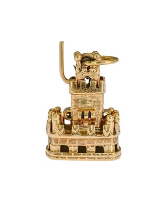 Lot 18 - A Portuguese gold charm pendant, modelled as...