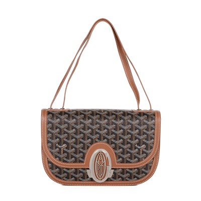 Lot 352 - Goyard, a Goyardine 233 handbag, featuring the...