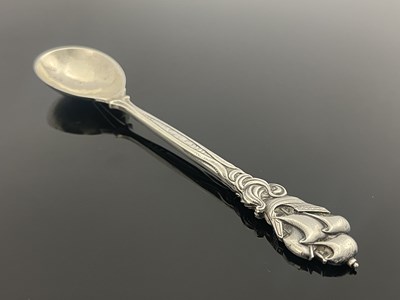 Lot 101A - Omar Ramsden, an Arts and Crafts silver spoon,...