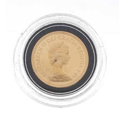 Lot 194 - Elizabeth II, a 1979 gold proof full sovereign coin